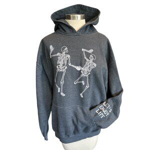 Let's Enjoy Life Skeletons Dancing Halloween Sweatshirt Hoodie
